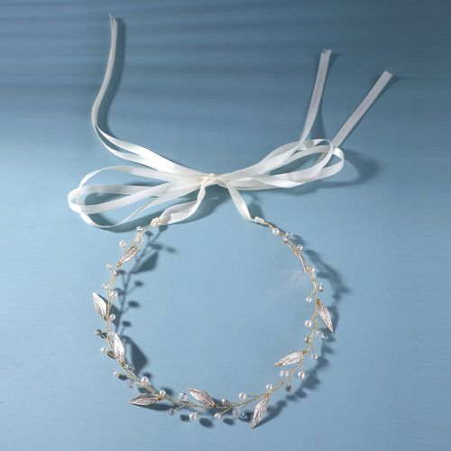 Feuille & à fausse perle de mariée Bandeau pour cheveux & 2 pièces Épingle à cheveux - SHEIN - Modalova