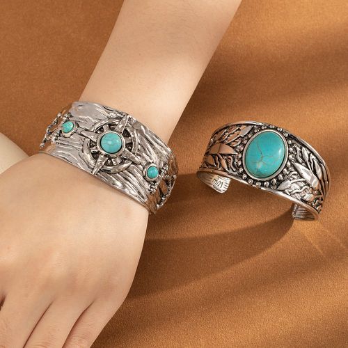Pièces Bracelet à détail turquoise - SHEIN - Modalova