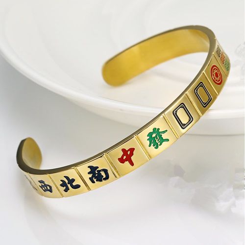 Bracelet mahjong motif - SHEIN - Modalova