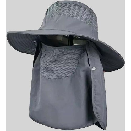 Pièce Chapeau amovible multifonction extérieur protection solaire avec masque pour protéger visage - SHEIN - Modalova