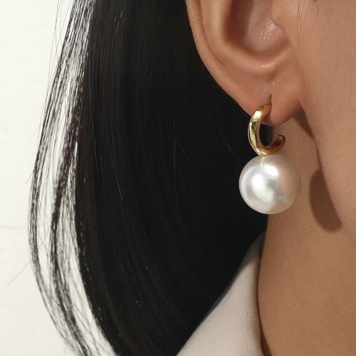 Boucles d'oreilles avec fausses perles - SHEIN - Modalova