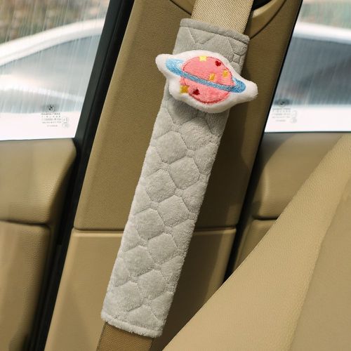 Pièce Couverture de ceinture de sécurité de voiture à détail planète duveteux - SHEIN - Modalova