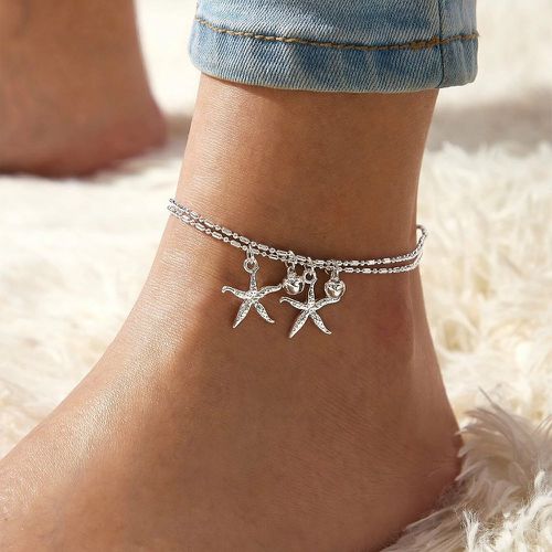 Bracelet de cheville étoile de mer & à breloque clochette - SHEIN - Modalova