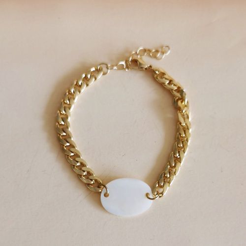 Bracelet à détail ovale - SHEIN - Modalova
