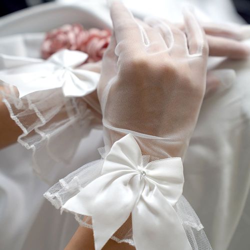 Gants de mariée à nœud papillon - SHEIN - Modalova