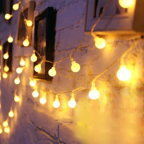 Pièce Guirlande lumineuse en forme d'ampoule LED, alimentée par USB et pile, lumières décoratives pour la maison, la chambre, le camping, la fête - SHEIN - Modalova