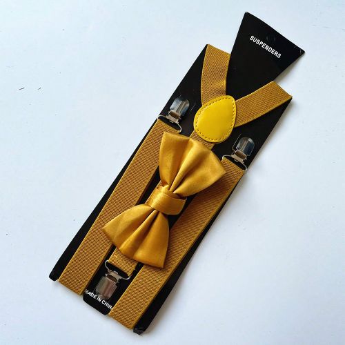 Pièce Bretelles clip + 3 clips nœud papillon style britannique vintage antidérapantes pour pantalons d's. Halloween pour tenue de sortie, mariage, - SHEIN - Modalova