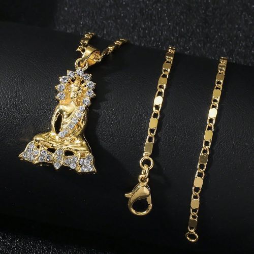 Pièce Collier Pendentif Chinois En Or 3d De Style Chinois Premium, Bijoux Chinois Unisexes - SHEIN - Modalova