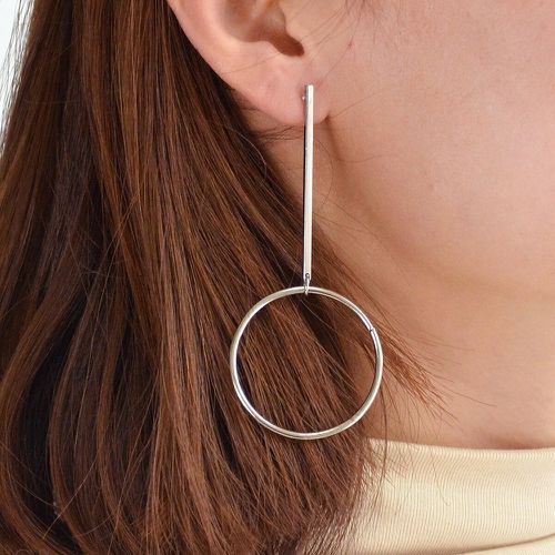 Boucles d'oreilles avec pendentif cercle - é - SHEIN - Modalova