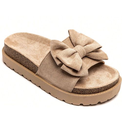 Sandales à plateforme avec grand nœud décoratif - Style casual - SHEIN - Modalova