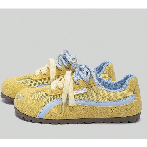 Nouvelles chaussuress 2025, chaussures de skates, une paire de chaussures blanches polyvalentes, légères et confortables, chaussures de sport à lac - SHEIN - Modalova
