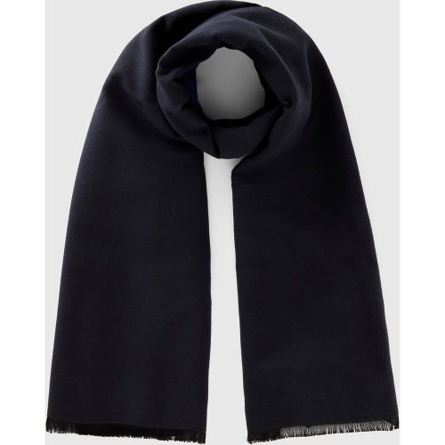 Benetton, Écharpe Bicolore À Franges, taille OS, Bleu Foncé - United Colors of Benetton - Modalova