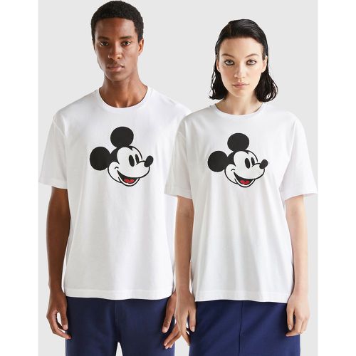 Benetton, T-shirt Blanc Mickey Mouse, taille S, Blanc - United Colors of Benetton - Modalova