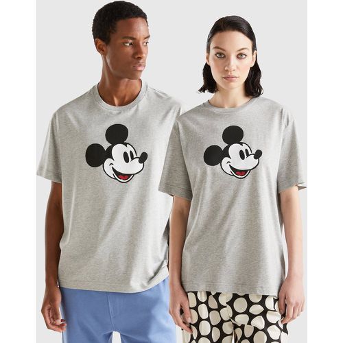 Benetton, T-shirt Gris Clair Mickey Mouse, taille L, Gris Clair - United Colors of Benetton - Modalova