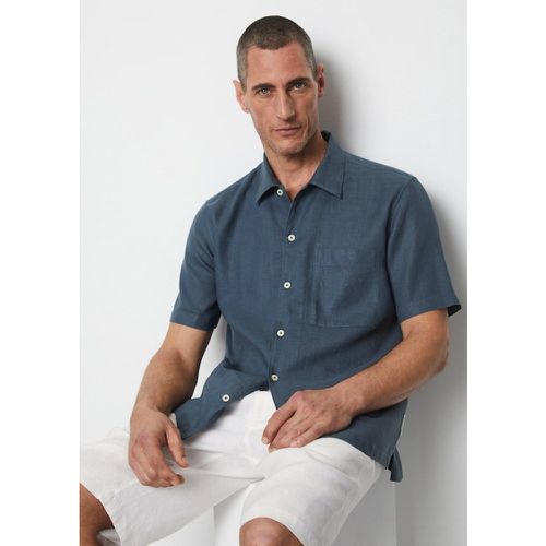 Chemise en lin à manches courtes regular - Marc O'Polo - Modalova