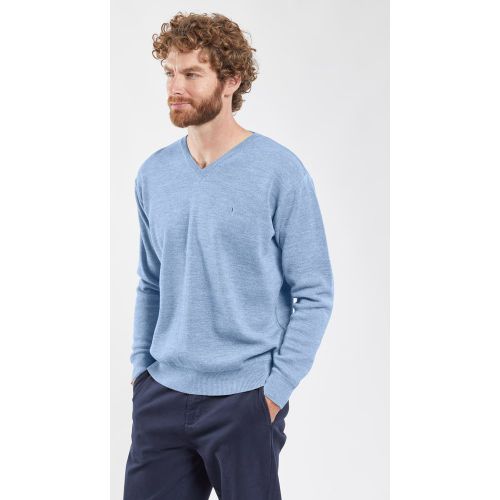 Pull col V - laine mérinos et acrylique - ARMOR LUX FR - Modalova