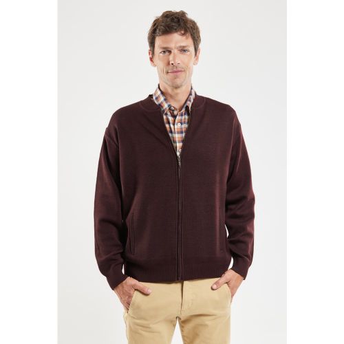 Gilet zippé - laine mérinos et acrylique - ARMOR LUX FR - Modalova