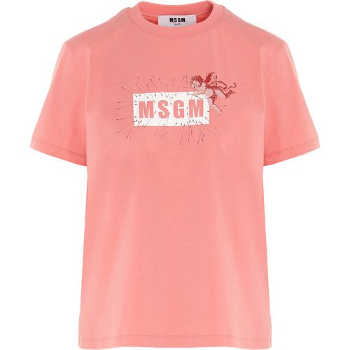 Logo print t-shirt - Msgm - Modalova