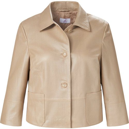 La veste cuir avec fines perforations taille 42 - Emilia Lay - Modalova