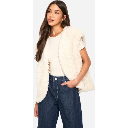 Gilet Teddy En Synthétique - 42 - boohoo - Modalova