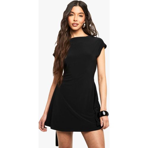 Mini Robe À Dos Plongeant Avec Nœud - 36 - boohoo - Modalova