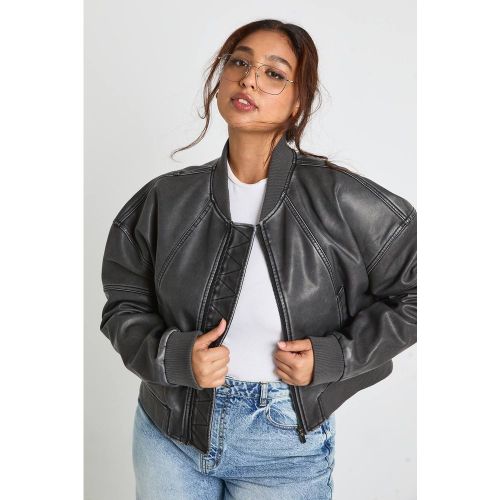 Veste Bomber Zippée "Plus" - 44 - boohoo - Modalova