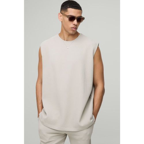 Débardeur oversize plissé - L - Boohooman - Modalova