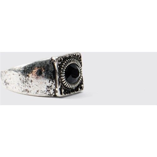 Bague ée à pierres fantaisie - S/M - Boohooman - Modalova