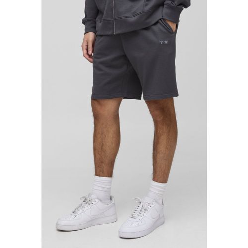 MAN. Short large mi-long - gris - XS - Toujours besoin de shorts en jersey !Idéal aussi bien pour nos sessions sport que pour chiller sur le canapé - CMM09117-115-37 - Modalova