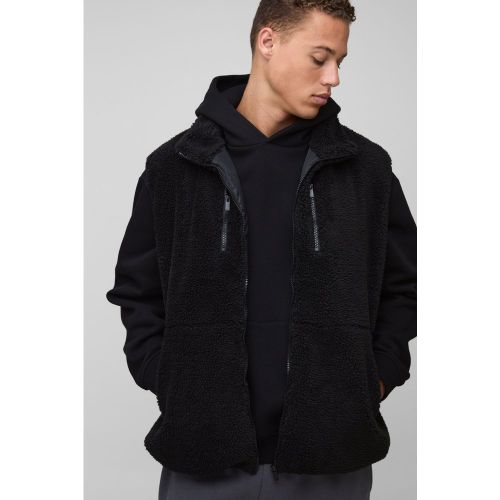 Tall - Veste technique zippée en polaire - S - Boohooman - Modalova