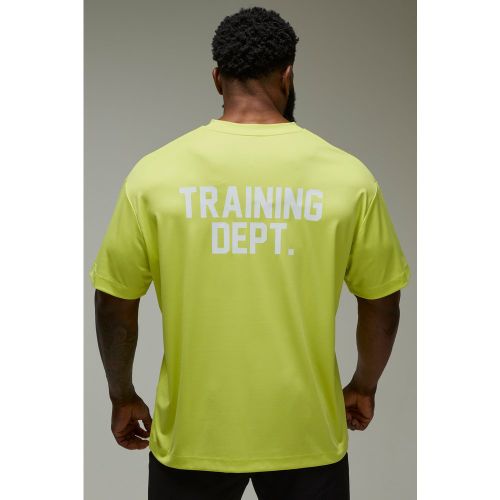 T-shirt de sport oversize à slogan - MAN Active homme - 2XL - Boohooman - Modalova