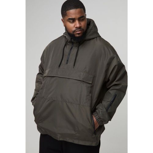 Grande taille - Coupe-vent oversize à col zippé - 2XL - Boohooman - Modalova