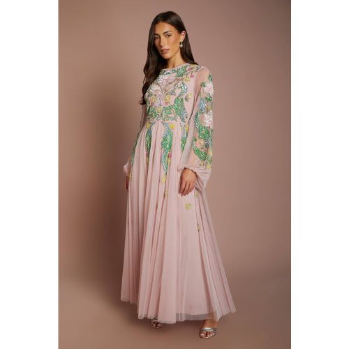 Robe Longue À Manches Longues Ornée De Perles | Taille 46 - Coast - Modalova