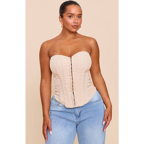 Stone Haut Corset À Baleines Avec Fermeture À Crochets Et Œillets Devant Shape | Taille 36 - PrettyLittleThing - Modalova