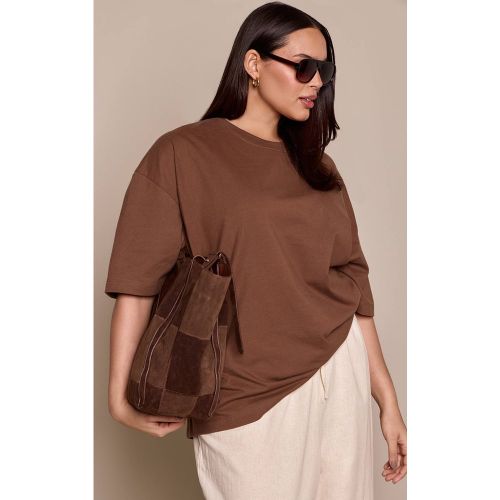 T-shirt Oversize En Coton Premium Plus Basic | Taille 44 - PrettyLittleThing - Modalova
