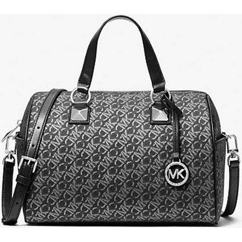 MK Sac Grayson de taille moyenne à logo Empire Signature métallisé - Michael Kors - MICHAEL Michael Kors - Modalova