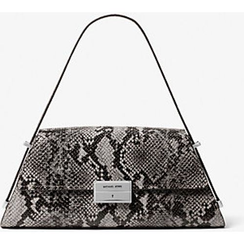 MK Sac porté épaule Ludlow de taille moyenne en cuir effet serpent en relief - Michael Kors - MICHAEL Michael Kors - Modalova