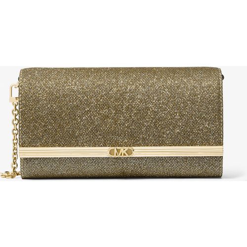 MK Grande pochette Mona en maille chaîne à paillettes - Michael Kors - MICHAEL Michael Kors - Modalova