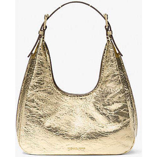 MK Petit sac porté épaule bohème Nolita en cuir métallisé craquelé - Michael Kors - MICHAEL Michael Kors - Modalova