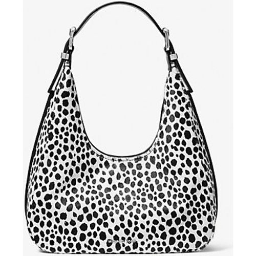 MK Petit sac porté épaule bohème Nolita en poil de vachette à imprimé guépard - Michael Kors - MICHAEL Michael Kors - Modalova