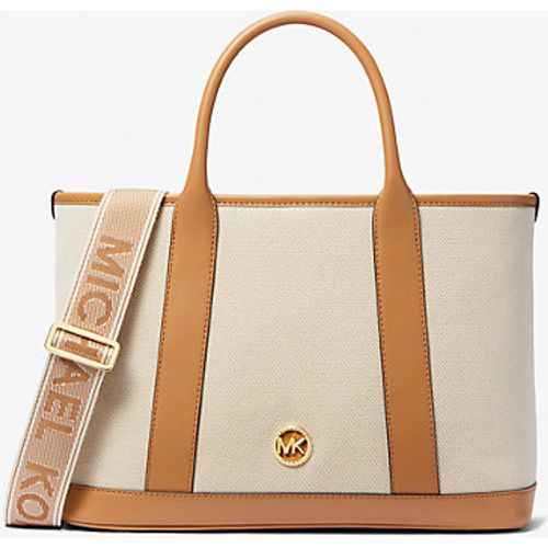 MK Sac Luisa de taille moyenne en toile de coton - Michael Kors - MICHAEL Michael Kors - Modalova