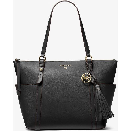 MK Grand cabas Sullivan en cuir saffiano avec glissière supérieure - Michael Kors - MICHAEL Michael Kors - Modalova