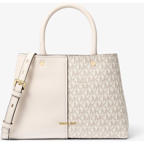 MK Sac Flora de taille moyenne en cuir à logo Signature - Michael Kors - MICHAEL Michael Kors - Modalova
