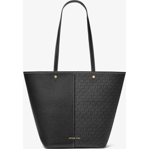 MK Grand cabas Flora en cuir à logo Signature - Michael Kors - MICHAEL Michael Kors - Modalova