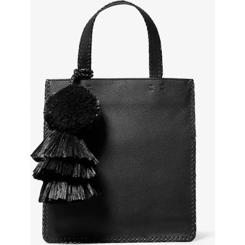 MK Cabas Ponza de taille moyenne en cuir grainé cousu à la main - Michael Kors - MICHAEL KORS COLLECTION - Modalova