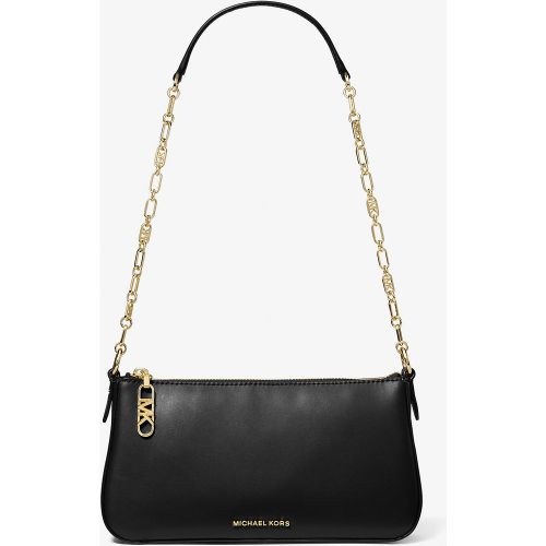 MK Sac de soirée Empire de taille moyenne en cuir à maillons - Michael Kors - MICHAEL Michael Kors - Modalova