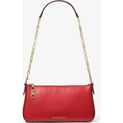 MK Sac de soirée Empire de taille moyenne en cuir à maillons - Michael Kors - MICHAEL Michael Kors - Modalova