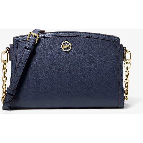 MK Grand sac à bandoulière Chantal en cuir grainé - Michael Kors - MICHAEL Michael Kors - Modalova