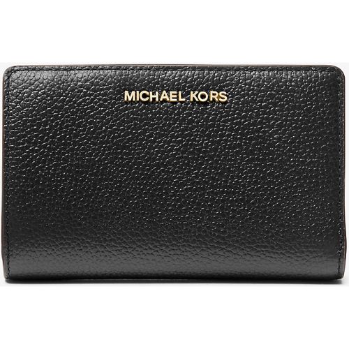 MK Portefeuille de taille moyenne en cuir grainé - Michael Kors - MICHAEL Michael Kors - Modalova