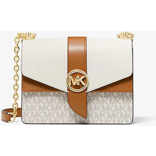 MK Petit sac à bandoulière Greenwich en cuir saffiano à couleurs contrastées avec logo - - Michael Kors - MICHAEL Michael Kors - Modalova
